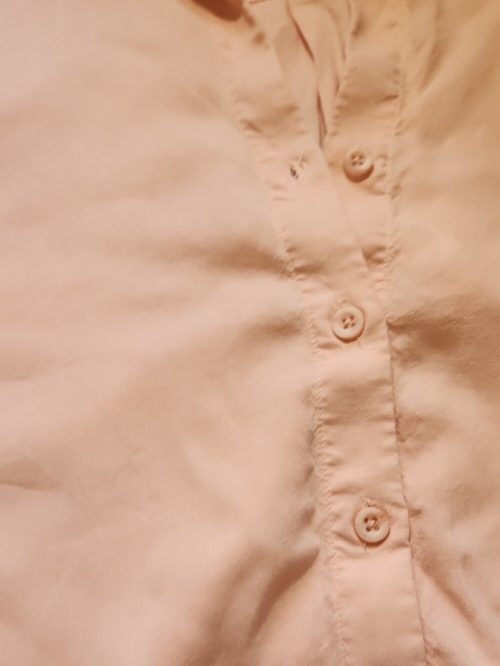 cloth & stone Blush Pink Button-Front Tie Hem Shirt - Picture 3 of 13